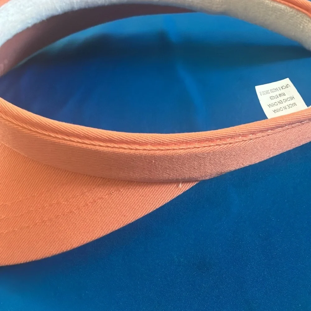 FINAL MARKDOWN Peach Visor Hat